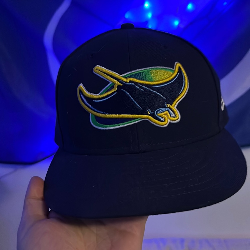 Tampa Bay Rays 20th anniversary Throwback hat Size 7 1/4